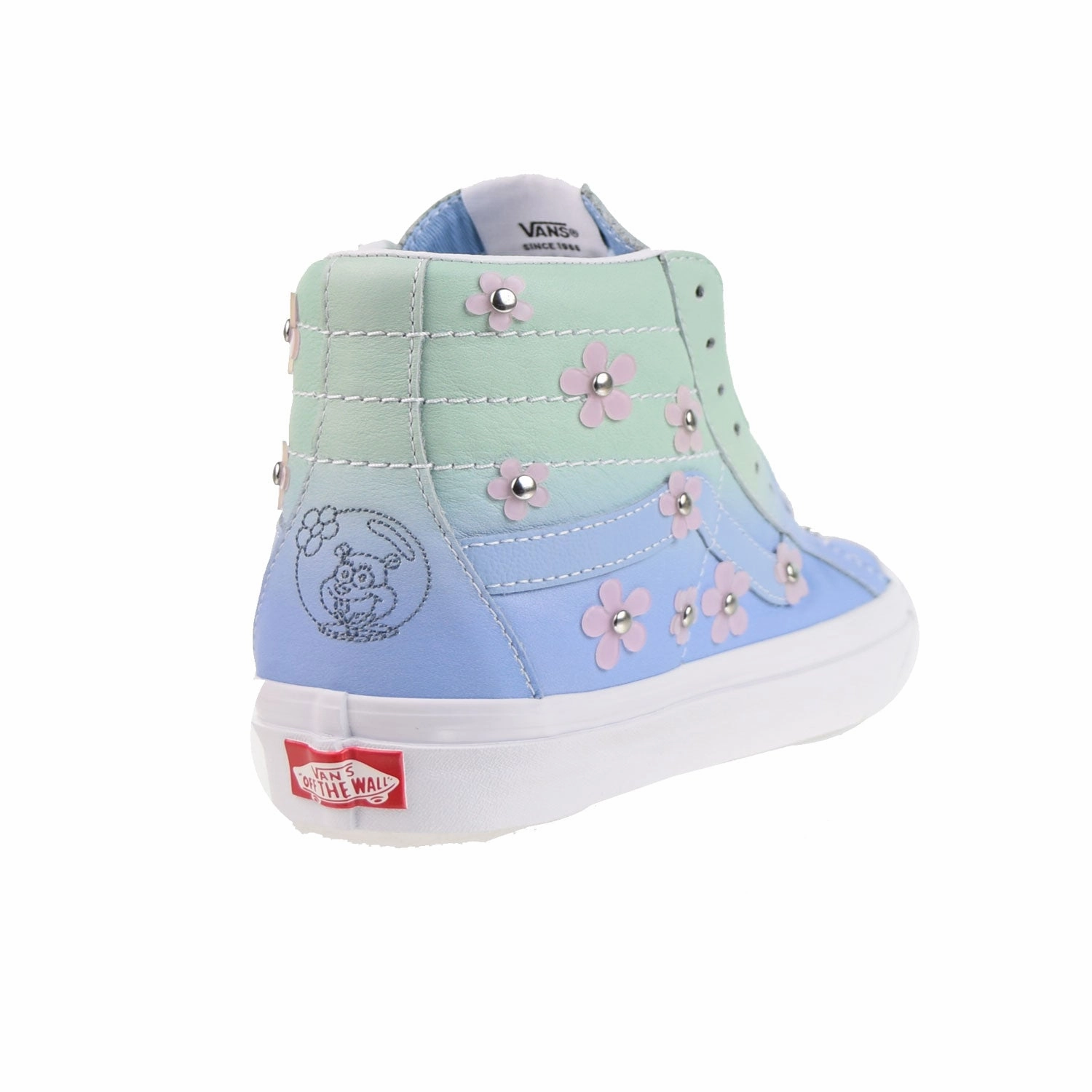 Casual Non Slip Shoes Vans Sk8-Hi 38 Dx Spongebob Sandy Liang Men's Shoes Blue