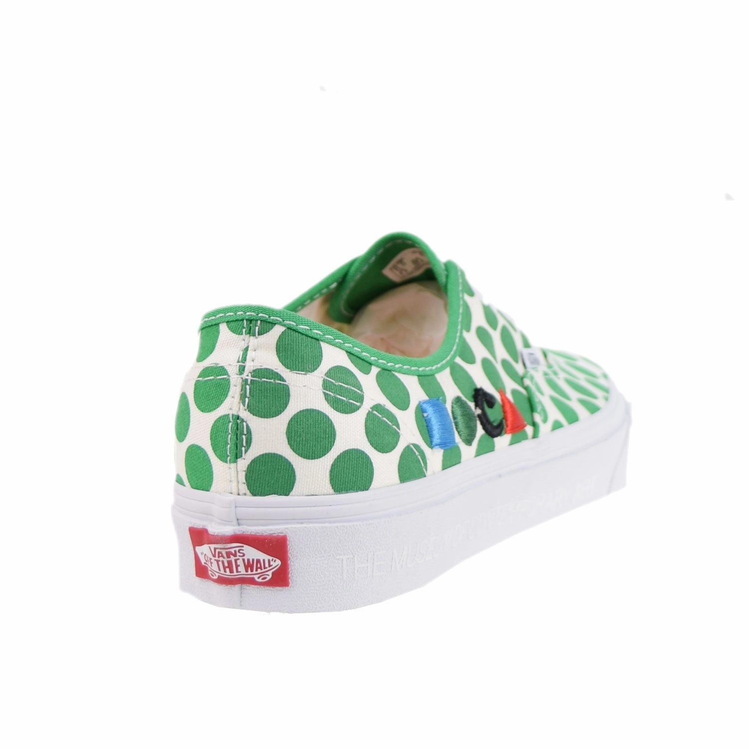 Vans X Moca Brenna Youngblood Authentic Men's Shoes White-Green Business Casual Pants Shoes
