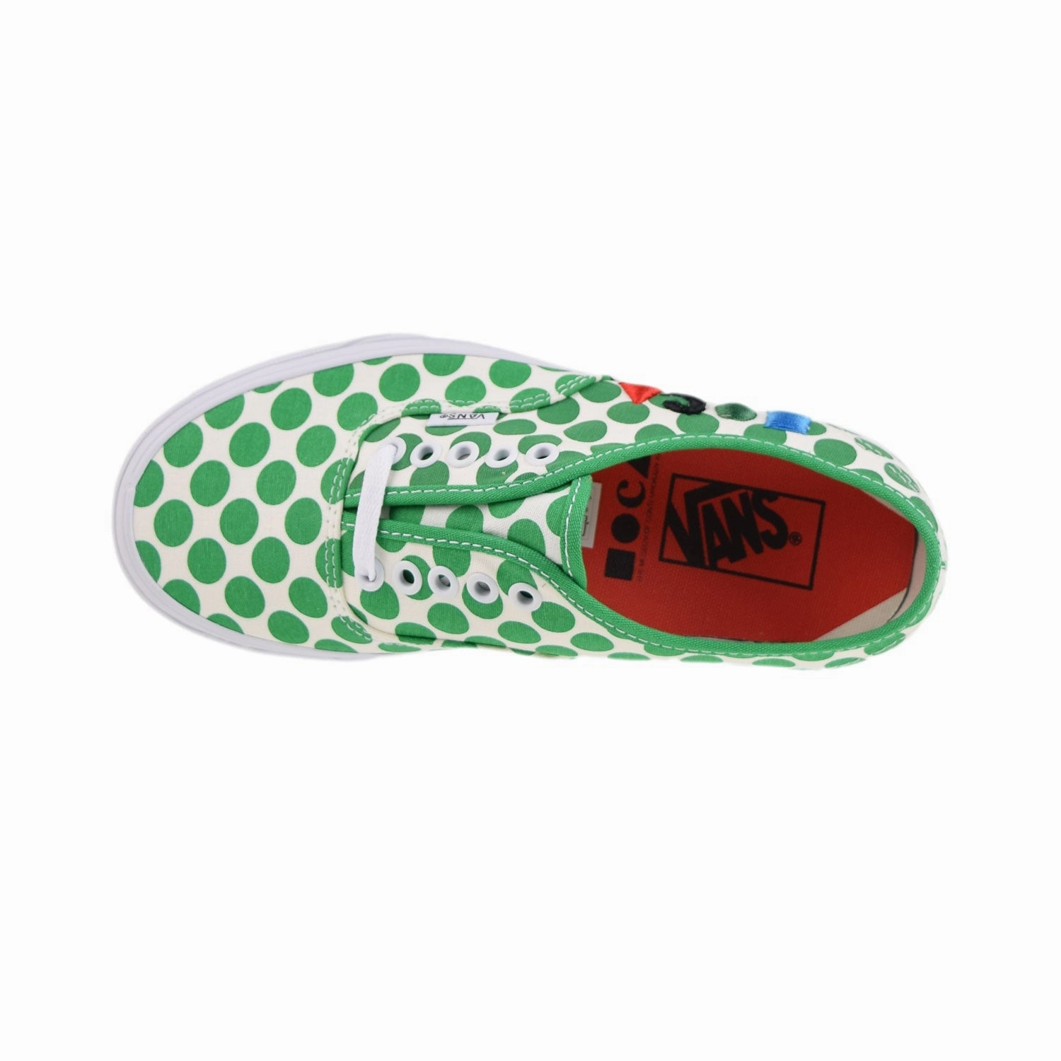 Vans X Moca Brenna Youngblood Authentic Men's Shoes White-Green Football Casual Shoes