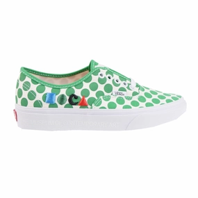 Casual Zero Drop Shoes Vans X Moca Brenna Youngblood Authentic Men's Shoes White-Green