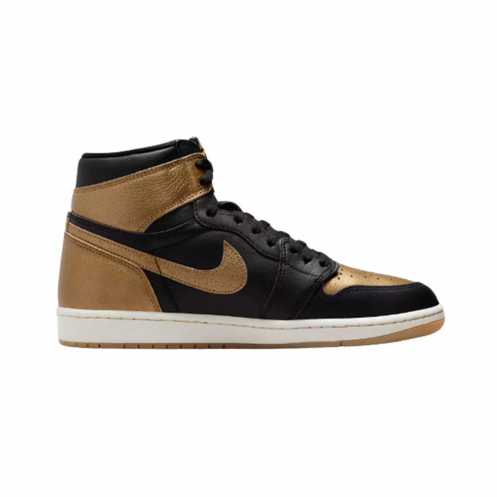 Best Asics Volleyball Shoes Nike Air Jordan 1 Retro High OG 'Black and Gold' | Iconic Style with Lux Shine
