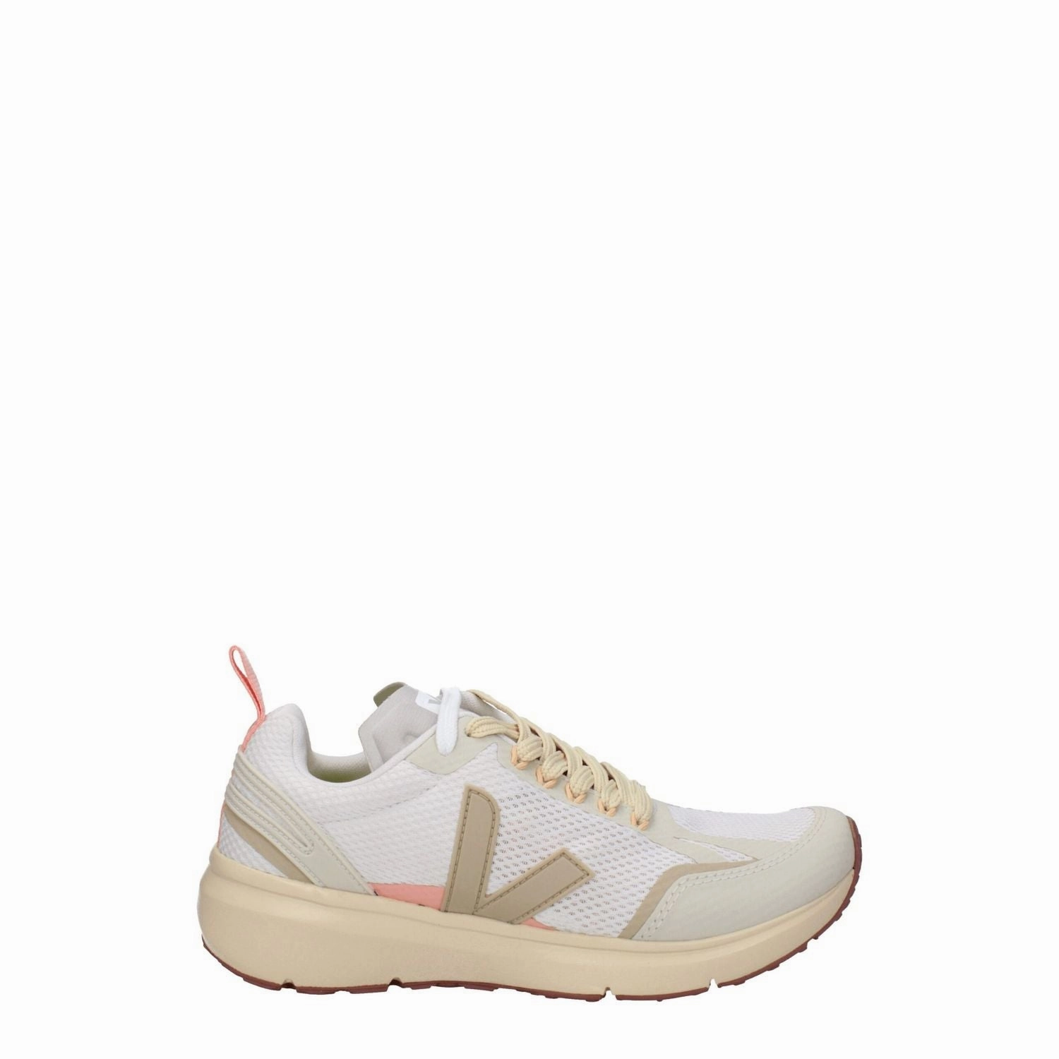Shoe Inserts Sneakers Veja Beige Fabric Athletic Sneakers