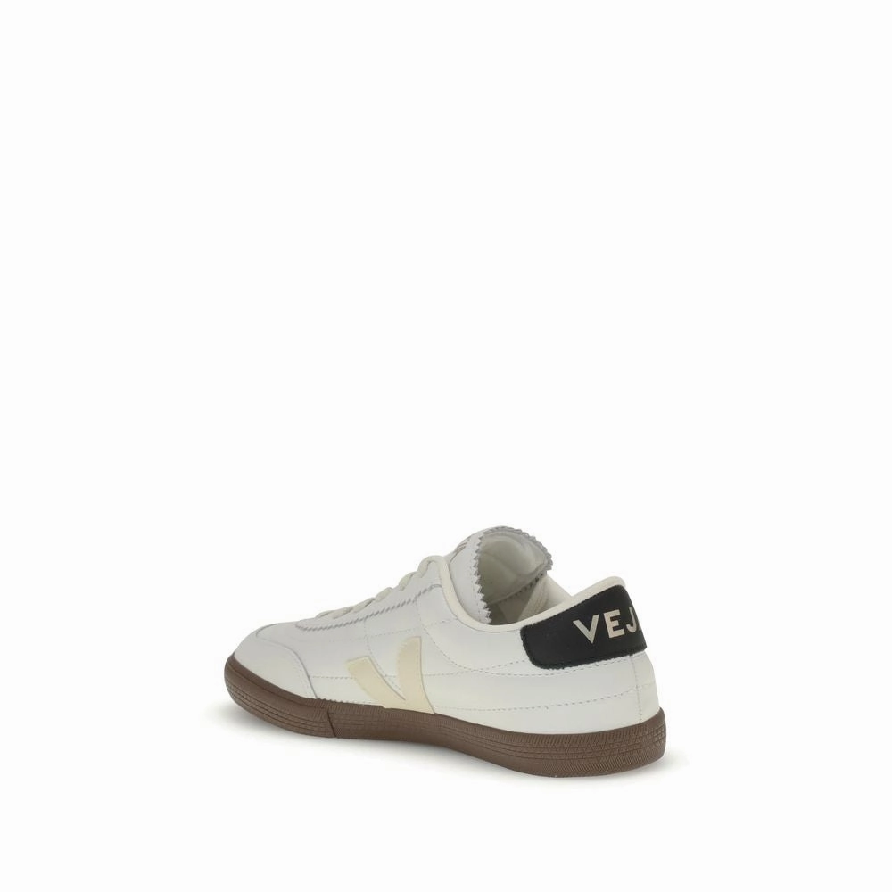 Comfortable Work Sneakers Veja Black Leather Sneakers