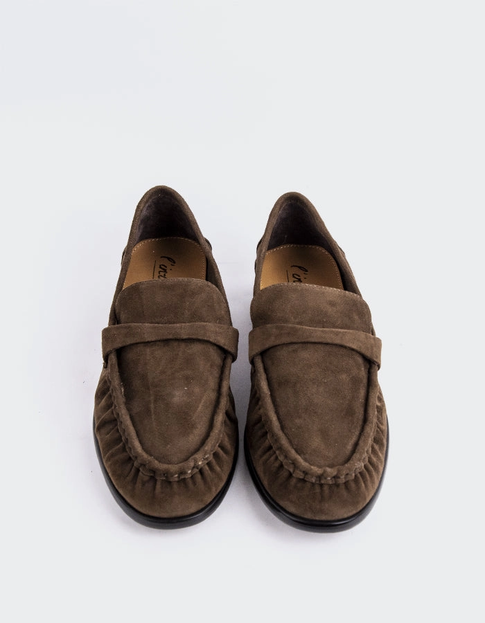 Loafers Cute Velika Brown Suede
