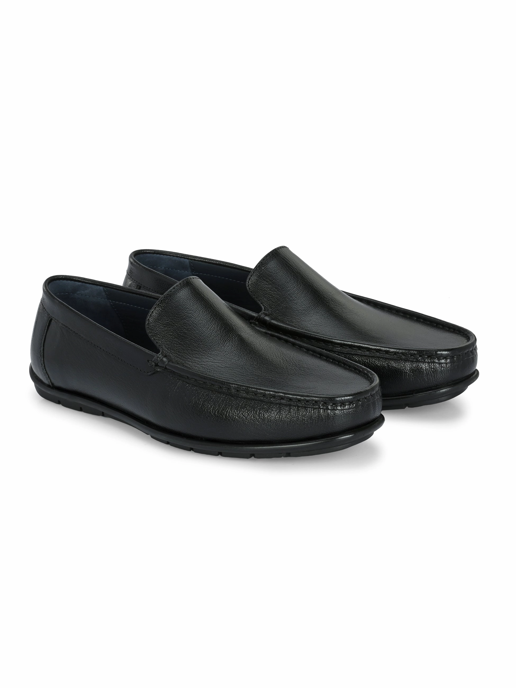 Shell Cordovan Penny Loafers Verity Black Solid Loafers