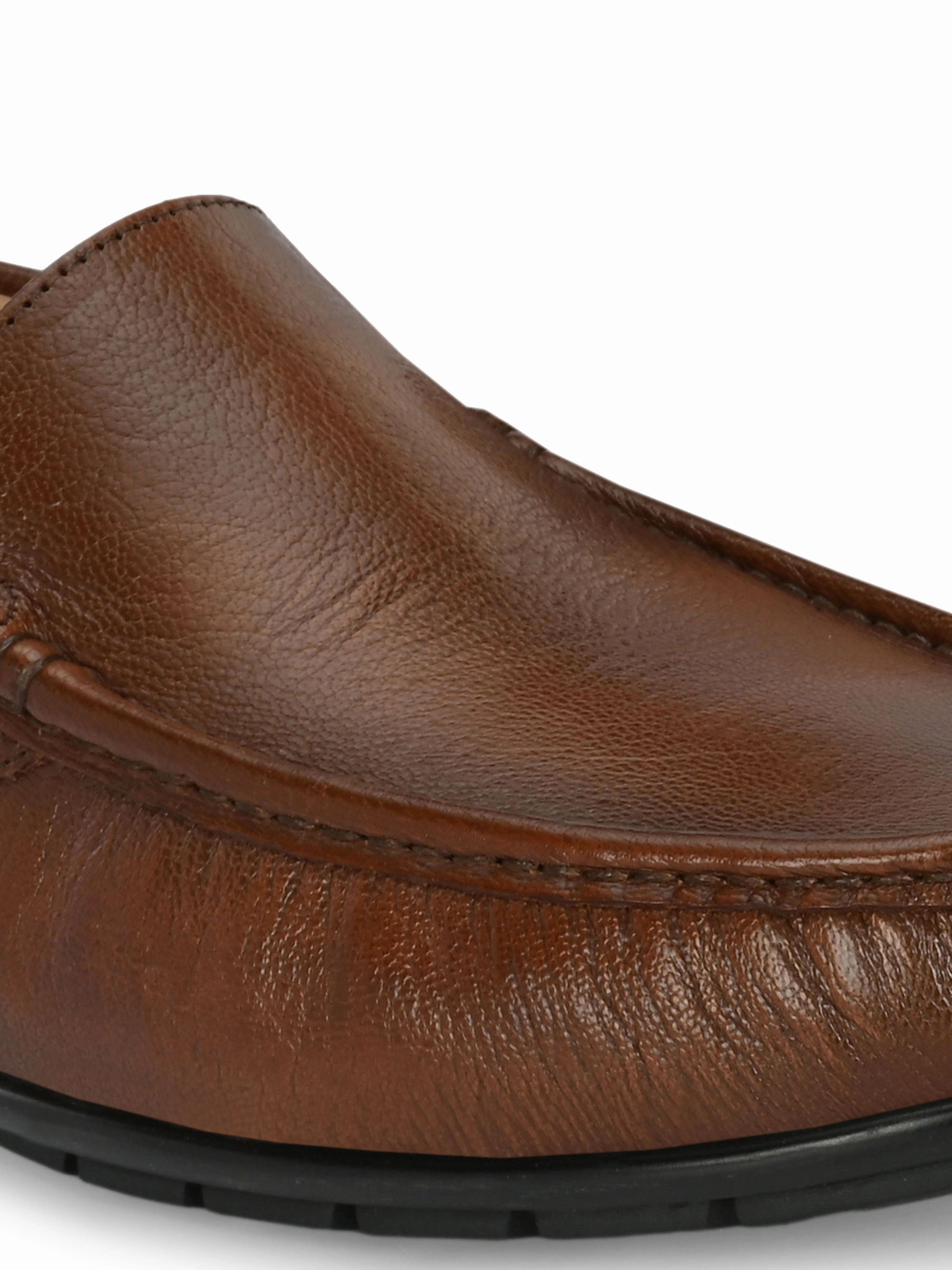 Verity Tan Solid Loafers Pennies In Penny Loafers