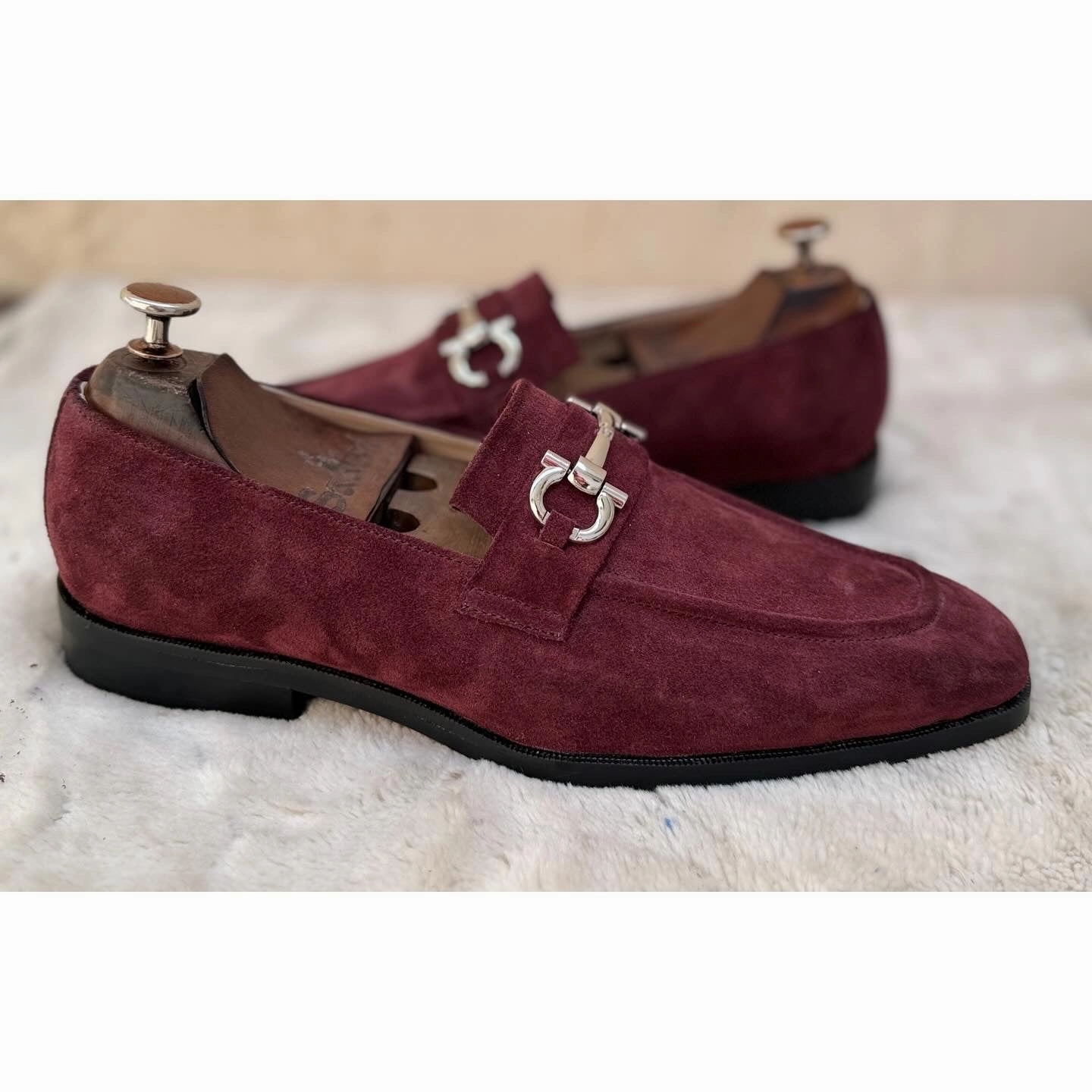Bordeaux Suede Loafers Gravati Loafers