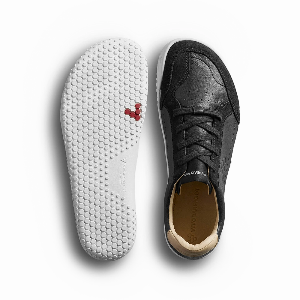 Daily Use Casual Shoes Vivobarefoot Gobi Sneaker Juniors Obsidian