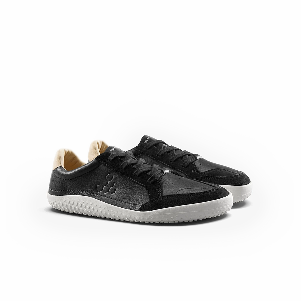 Vivobarefoot Gobi Sneaker Juniors Obsidian Best Athletic Casual Shoes