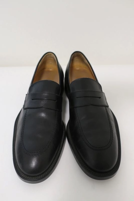 Tod's Penny Loafers Black Leather Size 9 UK 10 US Leather Moccasin Loafers