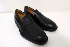 Tod's Penny Loafers Black Leather Size 9 UK 10 US Zara Loafers