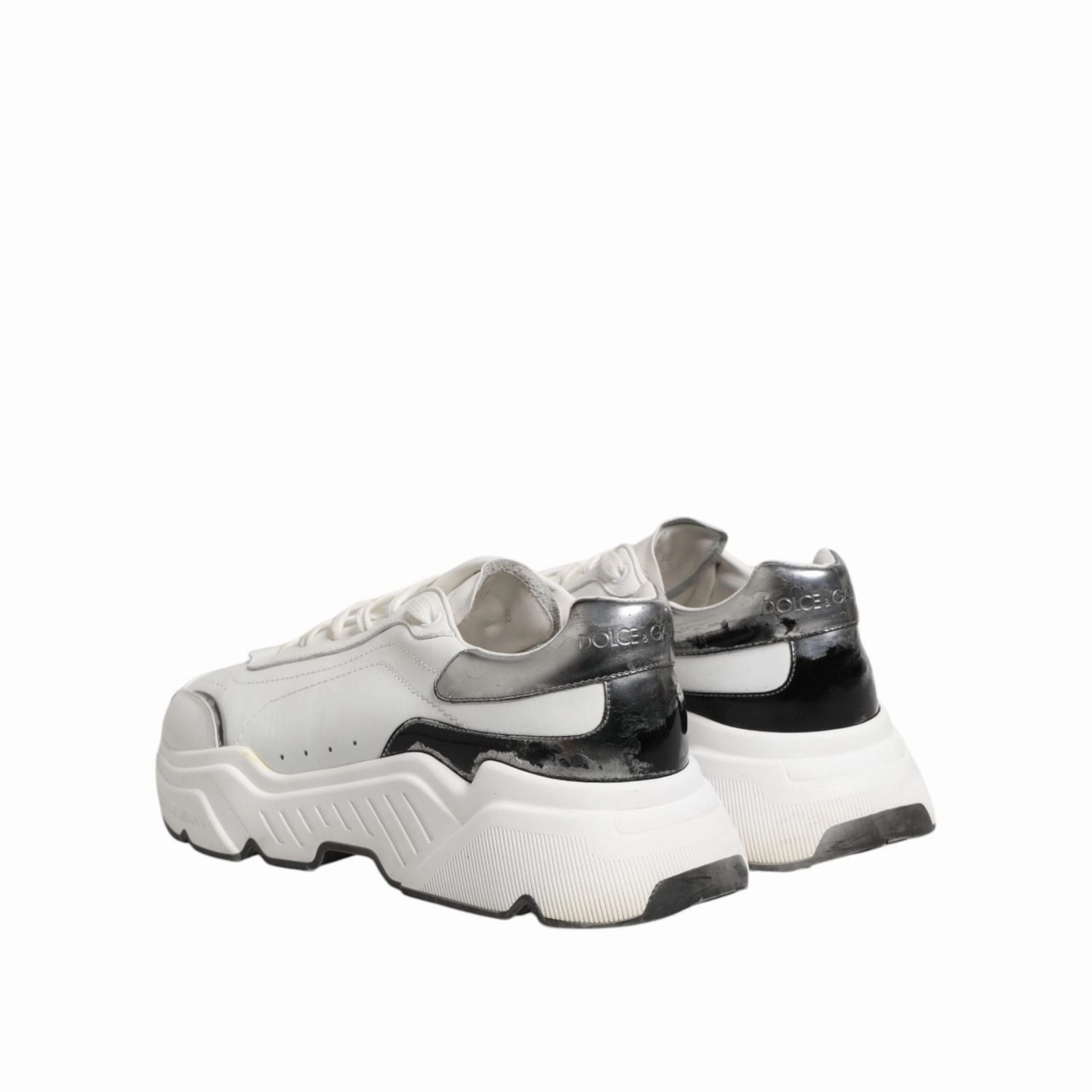 Belenciaga Sneakers Dolce & Gabbana White Daymaster Leather Low Top Sneakers Shoes