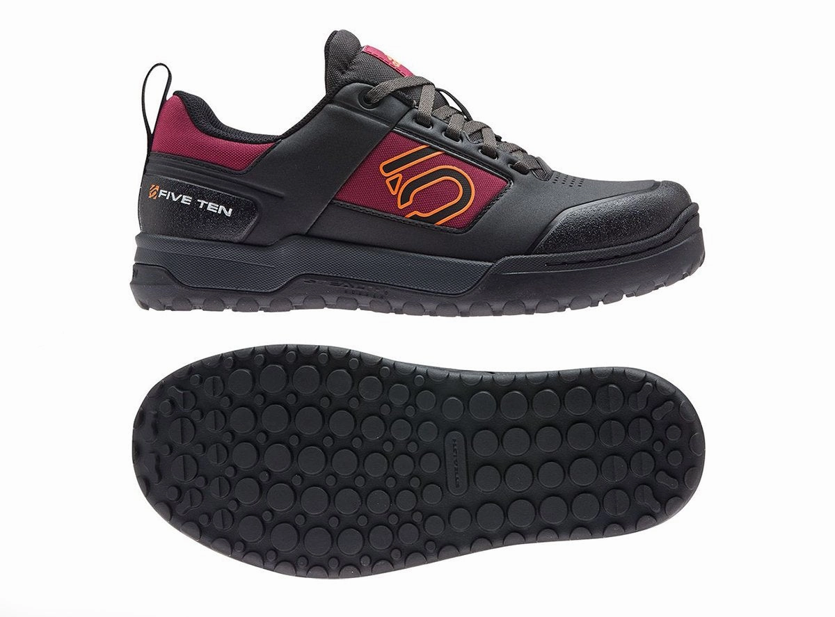 Flats Macy's Shoes Sale Five Ten Impact Pro Flat Pedal Shoe - Womens - Core Black-Signal Orange-Power Berry