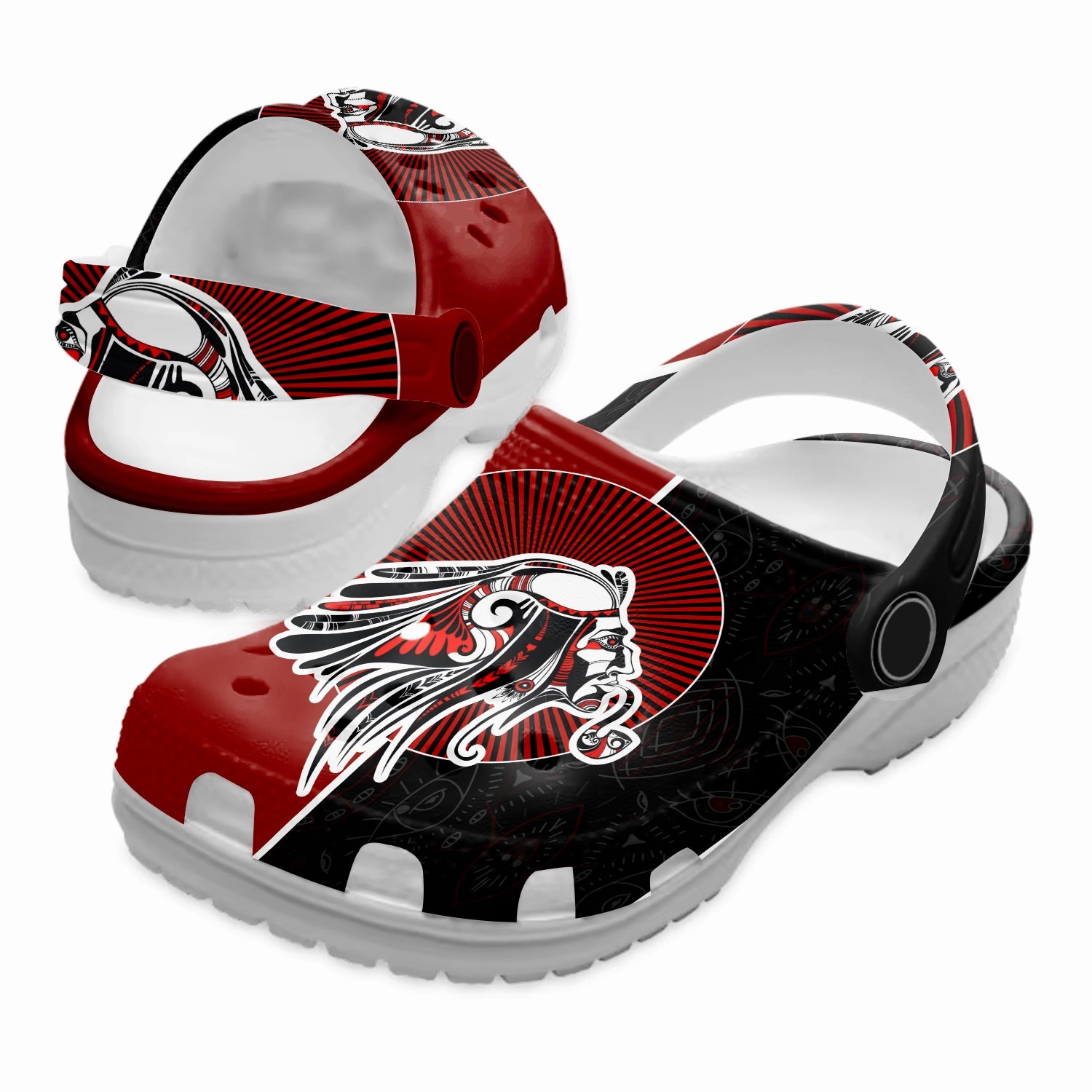 Bionic Sandals Native Pattern Clog Shoes For Adult and Kid 89119 New