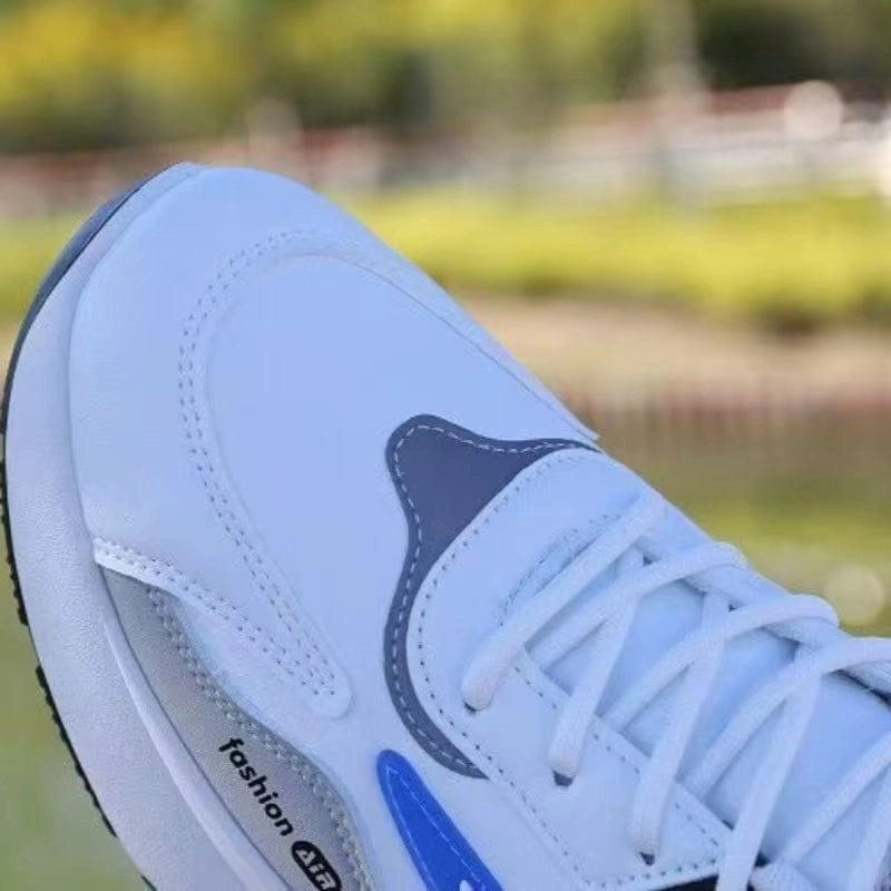 Cream Casual Shoes Mens Lightweight PU Leather Sneakers  2025 Casual & Sport Running Shoes