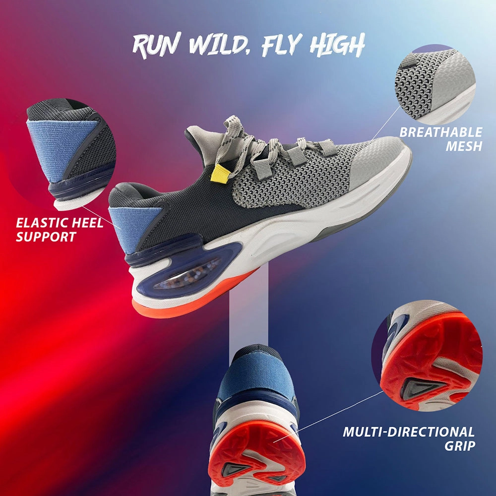 Gato Casual Shoes Leap7x Lacing Light Grey Casual Shoes For Men SIGMA-1E By Liberty