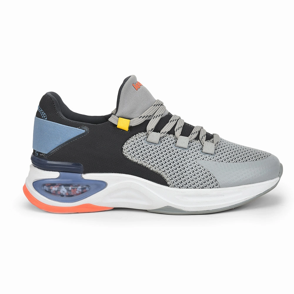 Leap7x Lacing Light Grey Casual Shoes For Men SIGMA-1E By Liberty Revival Casual Shoes