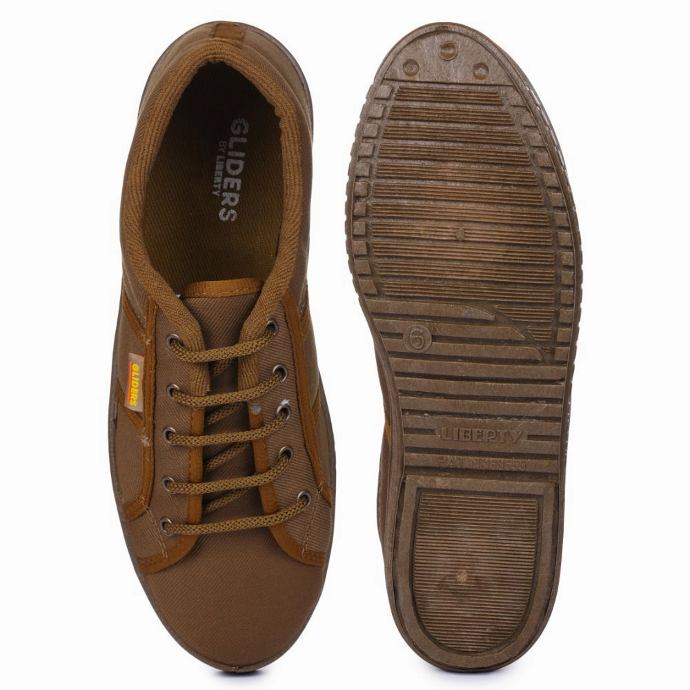 Casual Dresses With Shoes Gliders Beige Casual Lace Up Shoes For Men JUMPER-E By Liberty