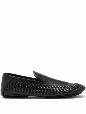 J W Anderson Loafers Whip Loafers in Black