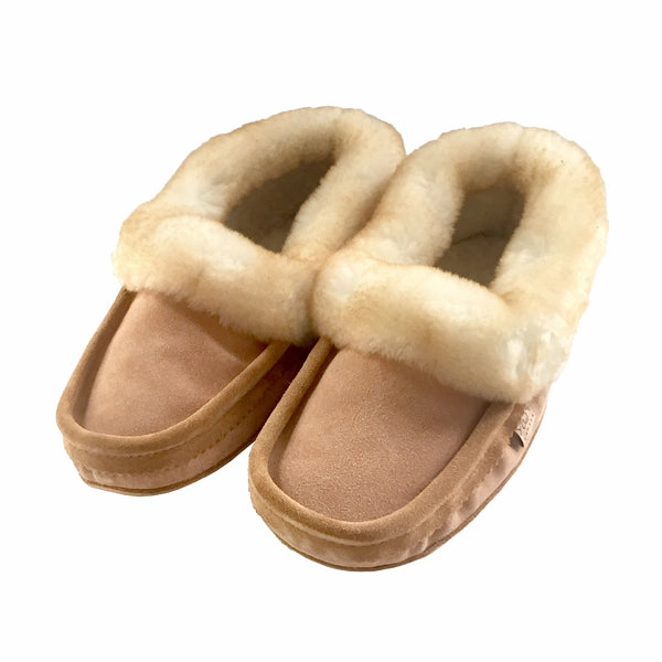 Cozy Comfy Slippers Men's Sheepskin Moccasins