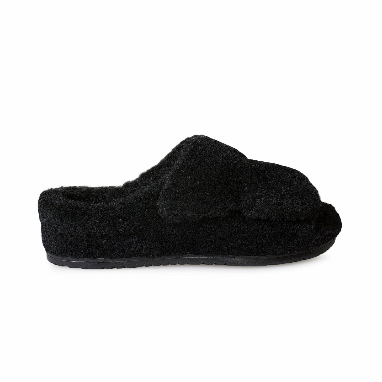 Slippers In Wide Width UGG Fluff That Black TNL Slippers - Men's