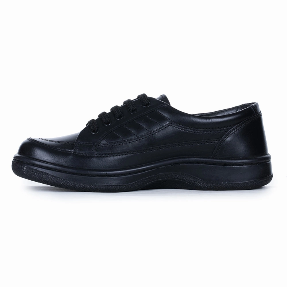 Casual Prom Shoes Warrior Black Formal Lacing Shoes For Men 2078-01 By Liberty