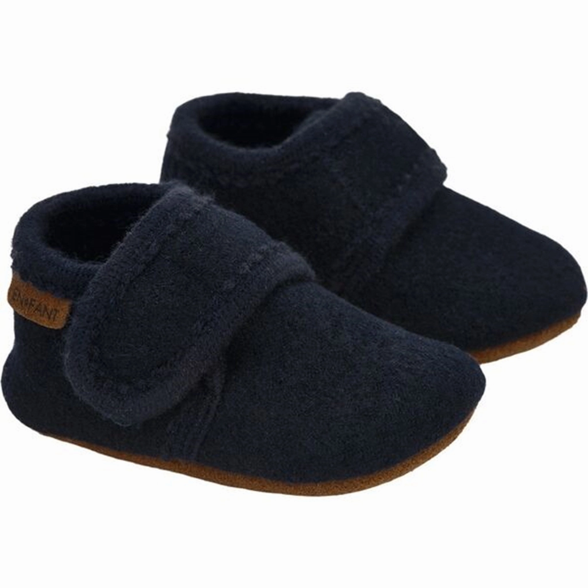 En Fant Baby Wool Slippers Navy Matalan Slippers