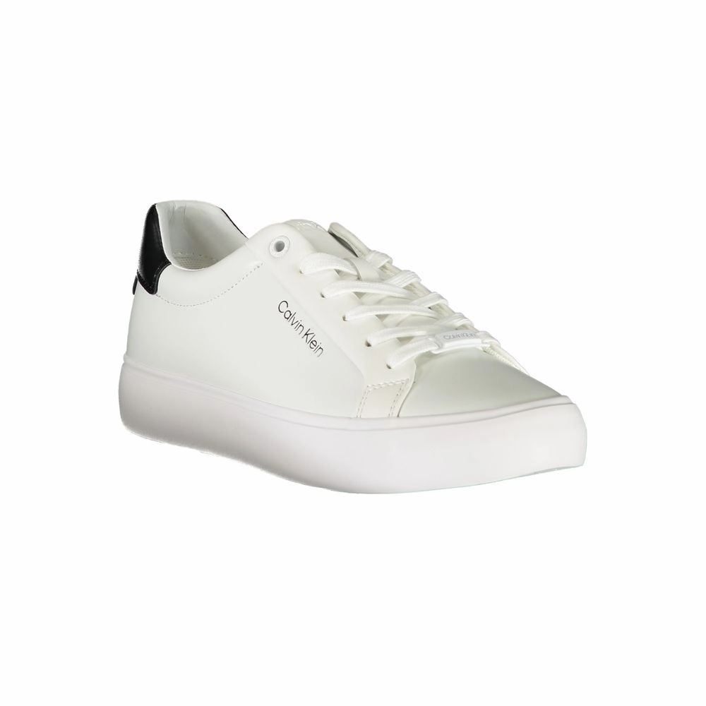 Super Star Sneakers Calvin Klein White Polyester Sneaker