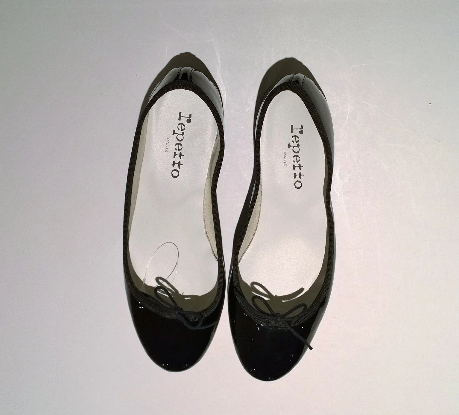 Boat Shoe Flats Repetto Cendrillon Black Patent Ballet Flat Shoes