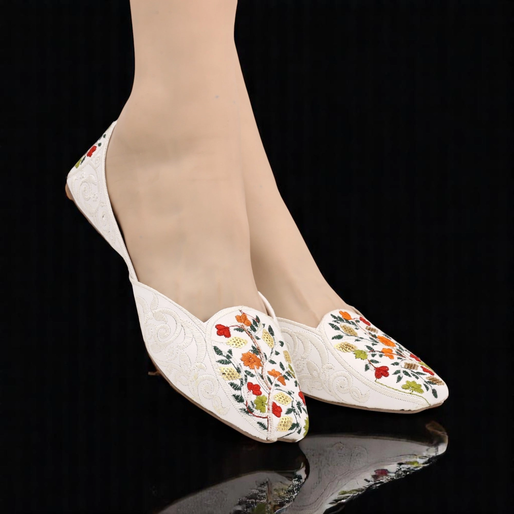 Flat Shoes For Size 11 M0604 khussa-R34-3