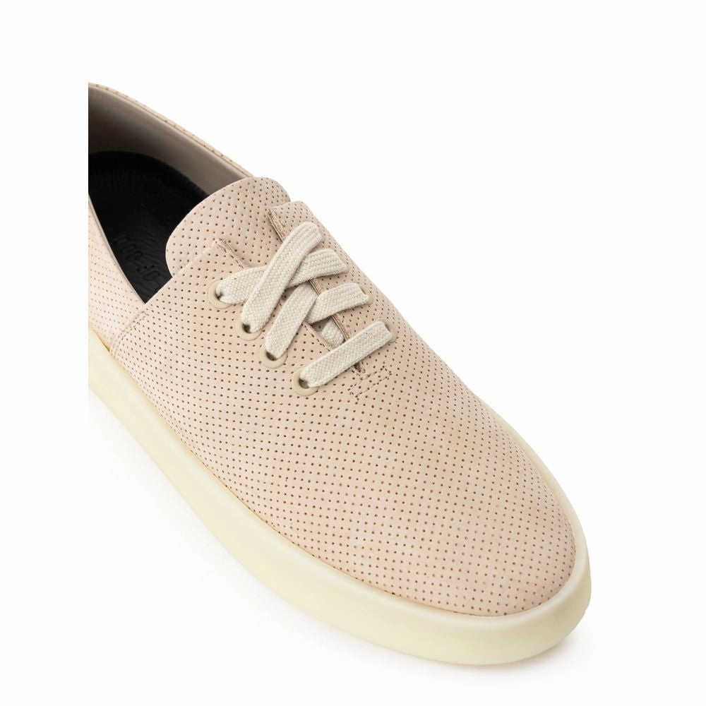 All Designer Sneakers Fear Of God Beige Leather Low Top Sneakers