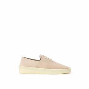 Fear Of God Beige Leather Low Top Sneakers Saye Sneakers