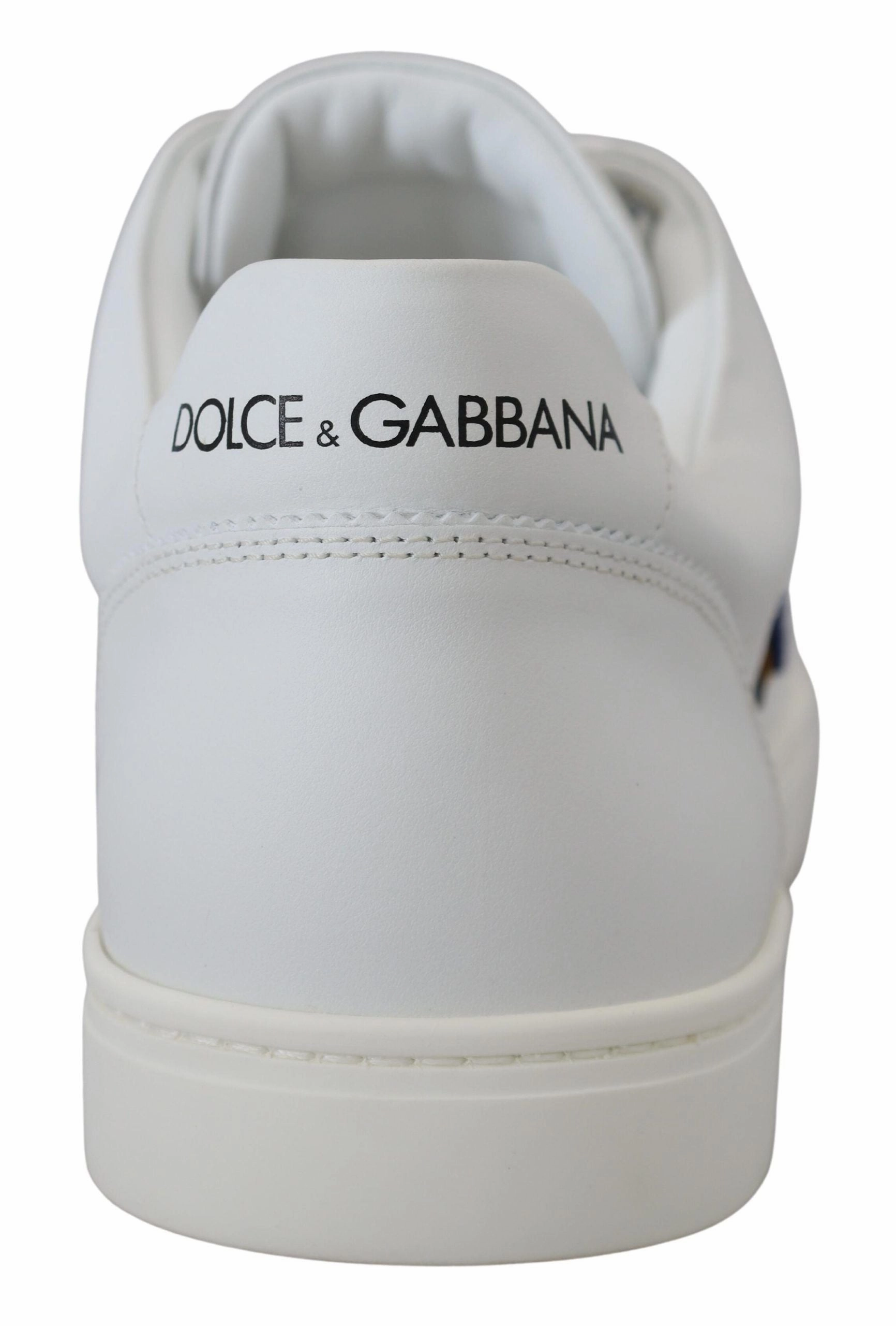 Shoes To Wear With Casual Dress White Leather DG Logo Casual Sneakers Shoes