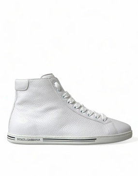 White Saint Tropez High Top Men Sneakers Shoes Ace Sneakers