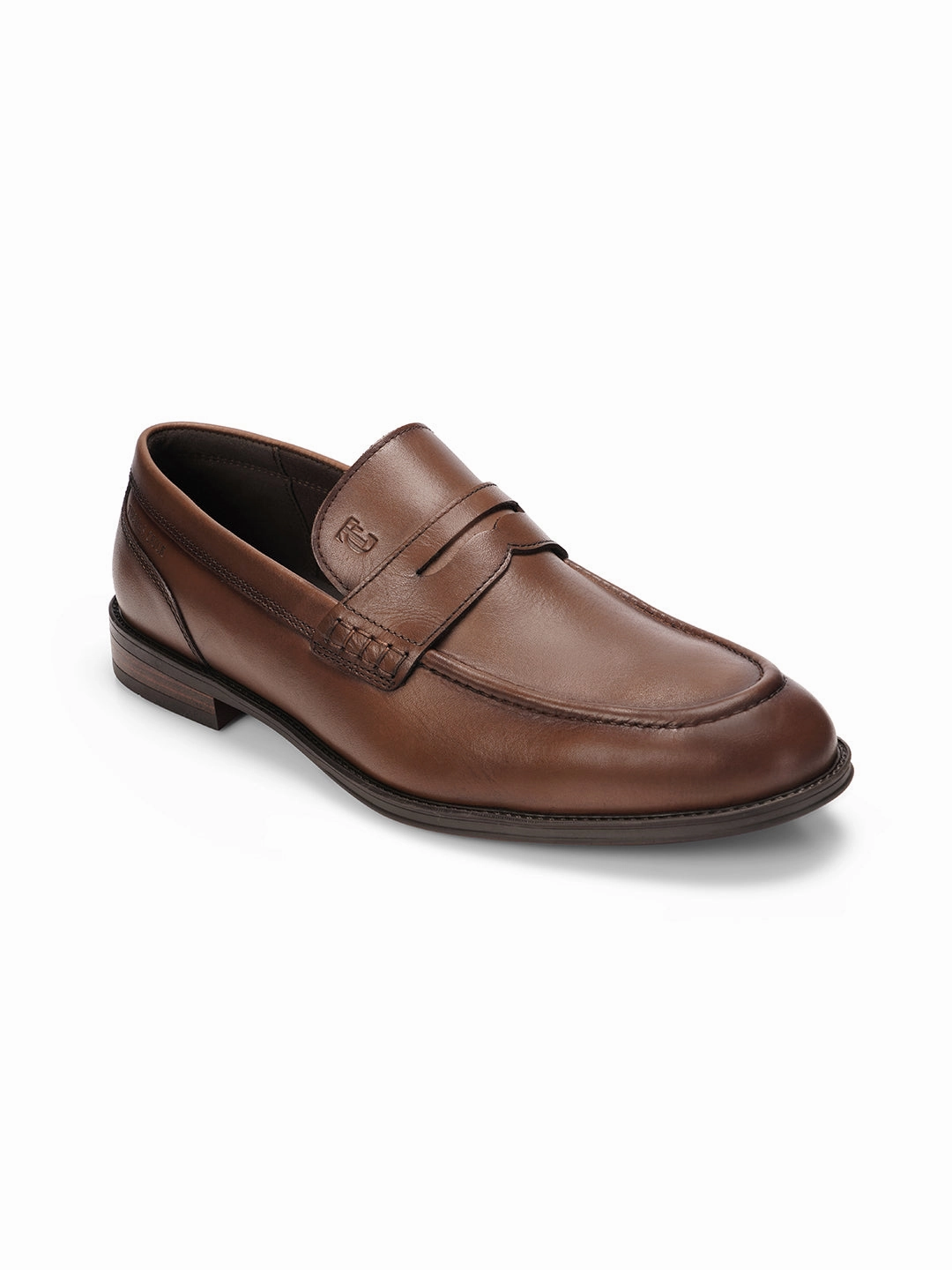Loafers Designer Sale Windsor Penny - Leather Smart Casual Loafers Ortho Comfort Fit Teak (TC-2539TK)