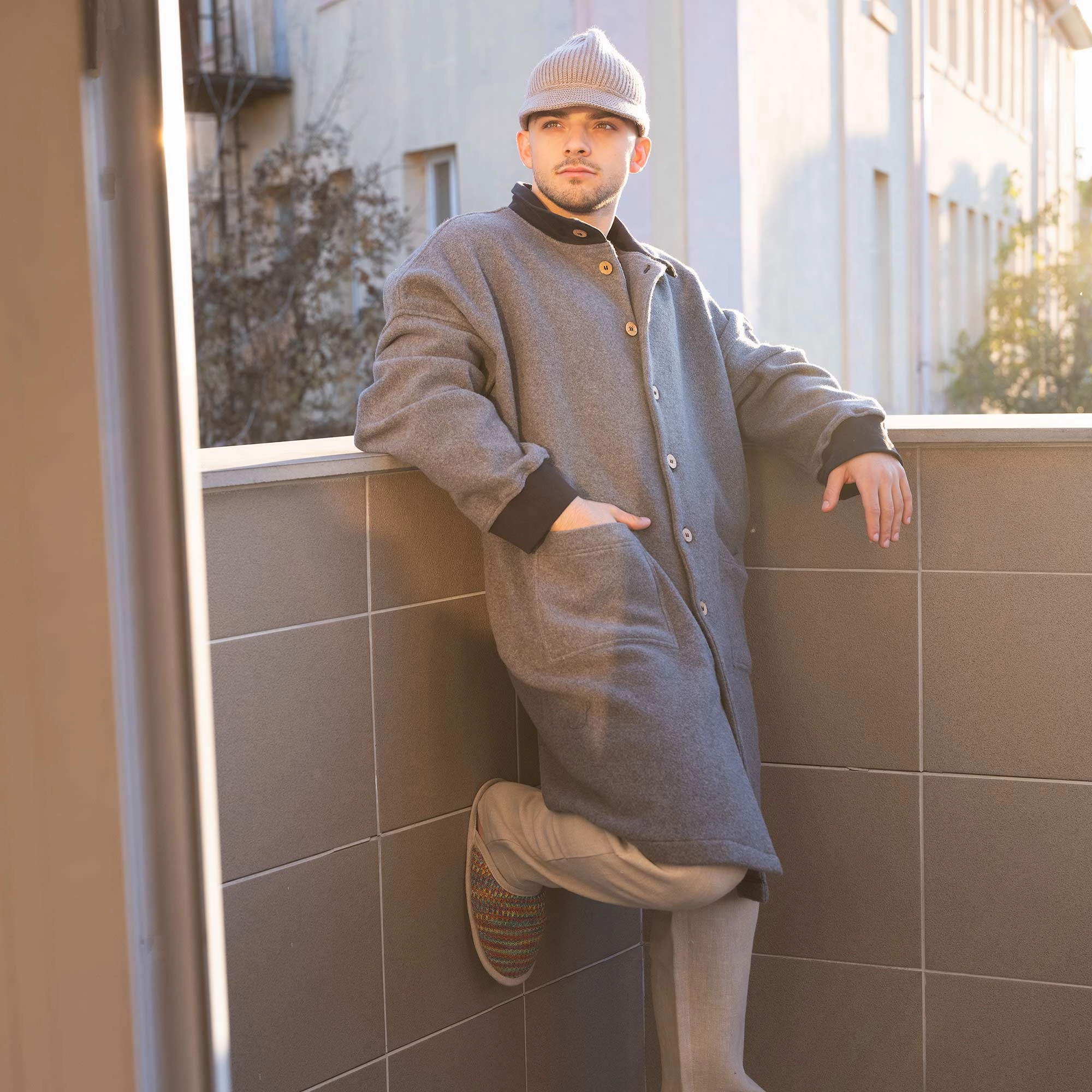 Ruby Slippers Strain WODEHOUSE Glue-Free Organic Linen House Shoes Slippers (OC Thread, OC Fleece Lining, Elastic-Free, Synthetic-Free) (100% Biodegradable)