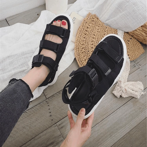 Sandals For Women Women Leather Sandals Open Toe Flatform