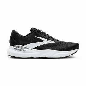 Women's Brooks Running Adrenaline GTS 24 Road Running Shoe in Black/White Shoes For Running