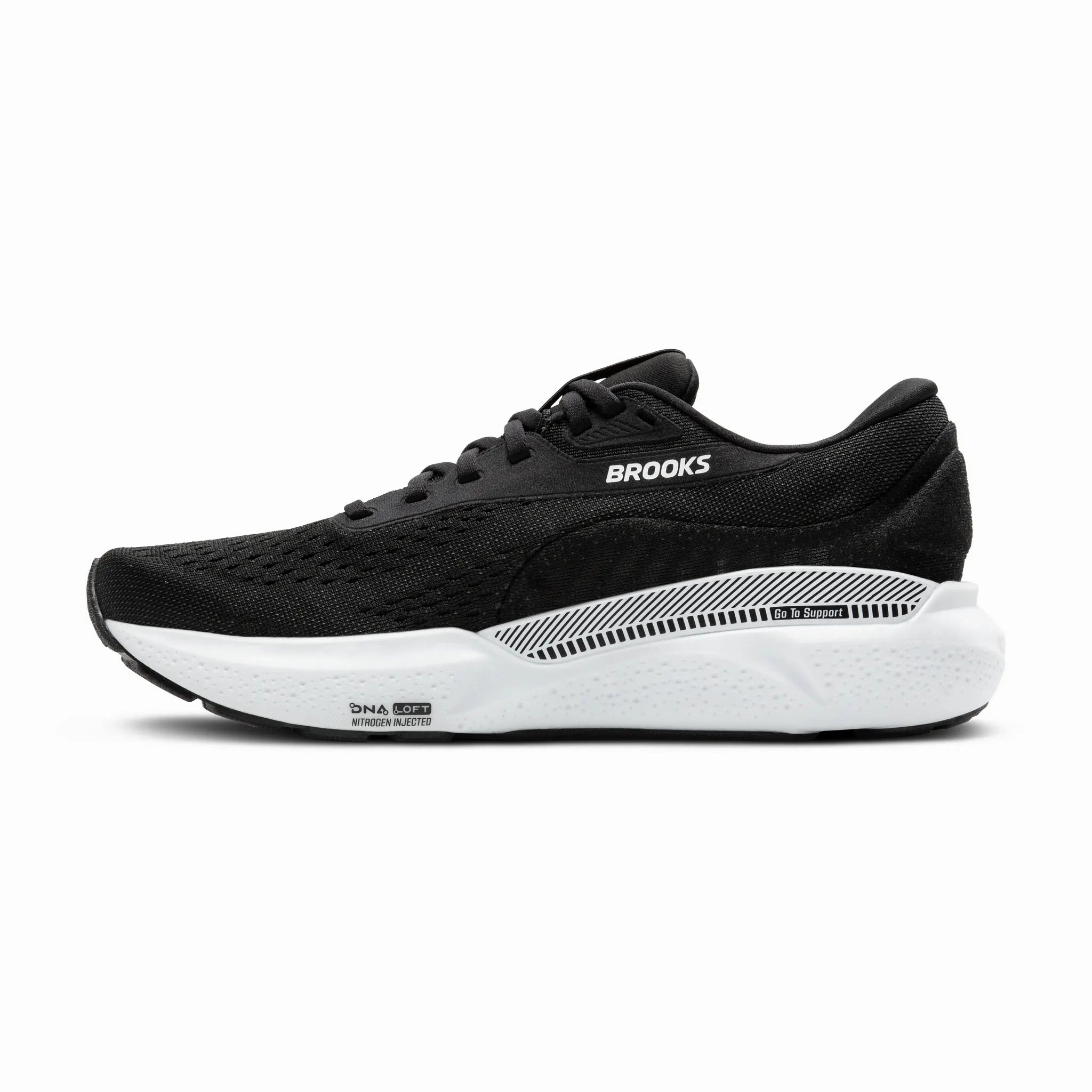 Running Shoe Promo Women's Brooks Running Adrenaline GTS 24 Road Running Shoe in Black/White