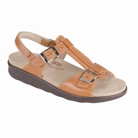 Shoes To Prevent Flat Feet Women's Captiva T-Strap Sandal Caramel