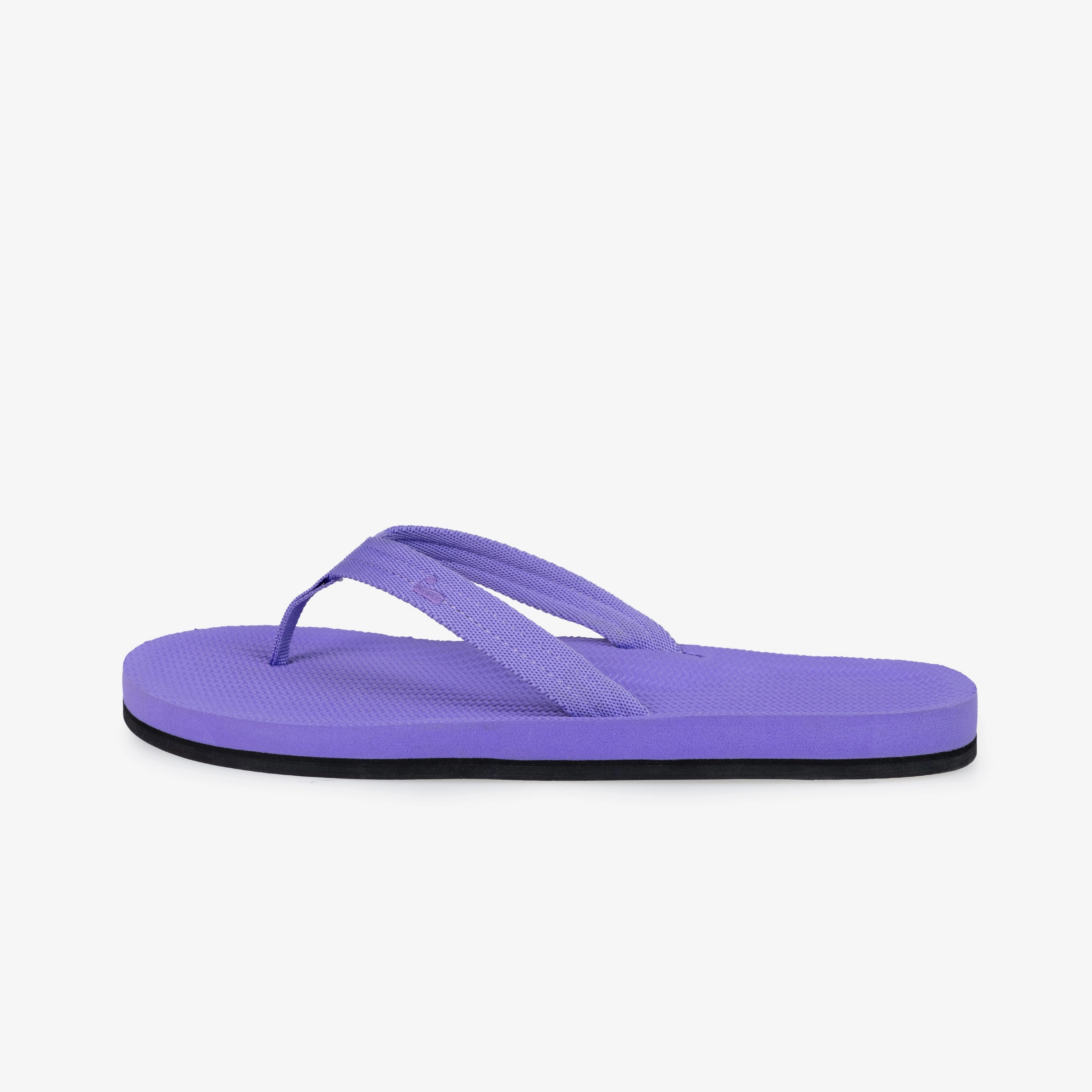 Flip Flops With Imprints On Bottom Women's Easy Living Flip Flops Purple/Haze