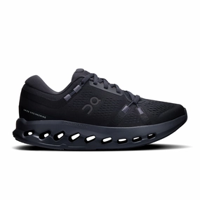 Women's On Cloudsurfer 2 Running Shoe in Black | Black Running Light Weight Shoes