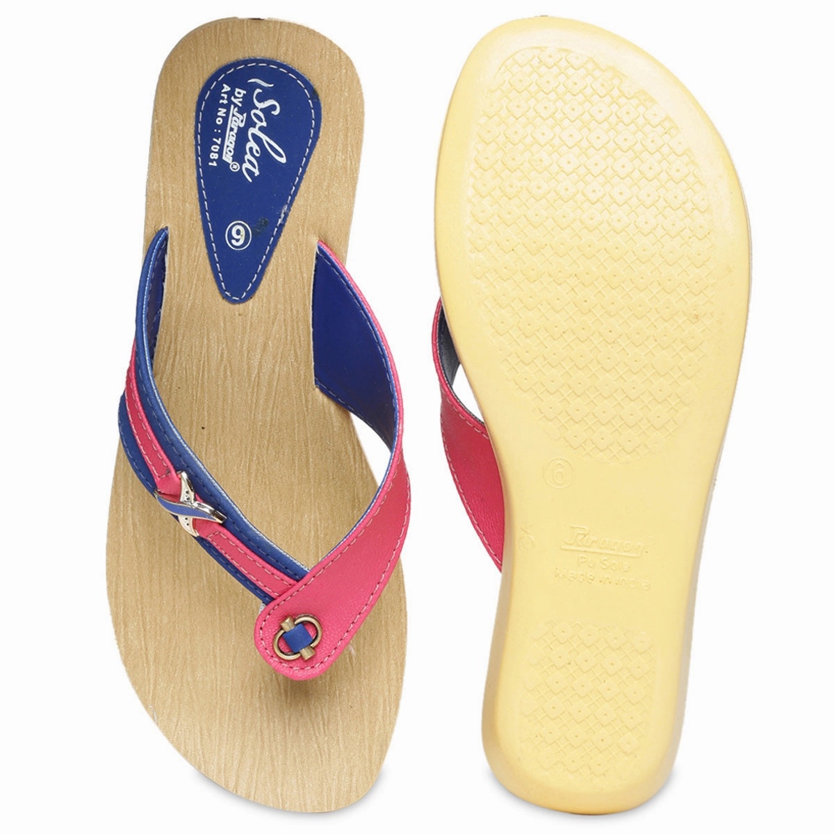 Cloth Sole Flip Flops Women's Pink Solea Flip-Flops
