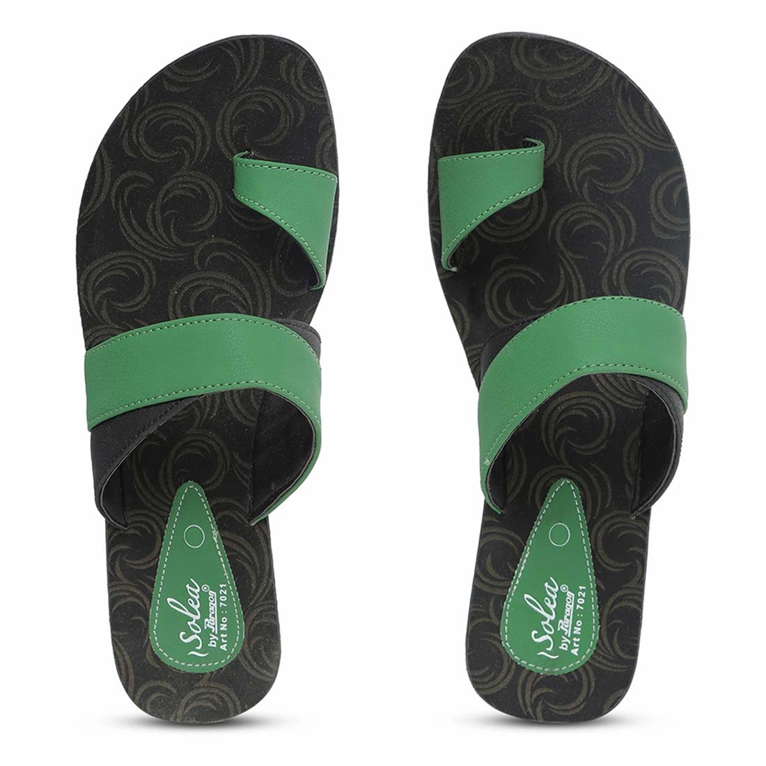 Texas Flip Flops Women's Solea Green Slippers