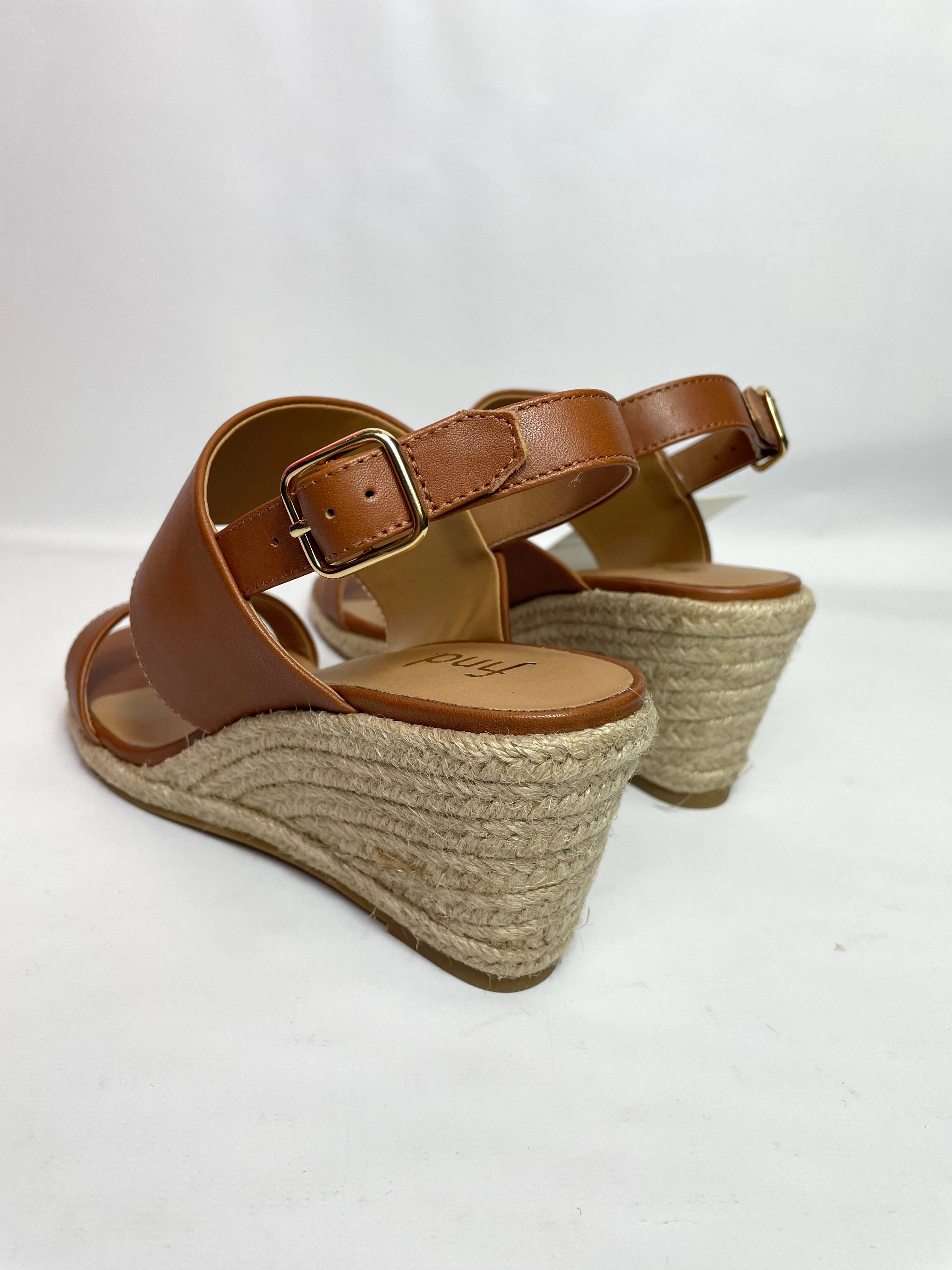 Womens Handmade Espadrilles Sandals Ankle Strap Buckle Wedge Sandal in Brown UK 3 / EU 36 Jamaica Sandals