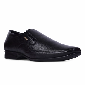 Ted Baker Shoes Flats Fortune Black Formal Non Lacing Shoes For Men HOL-132E By Liberty