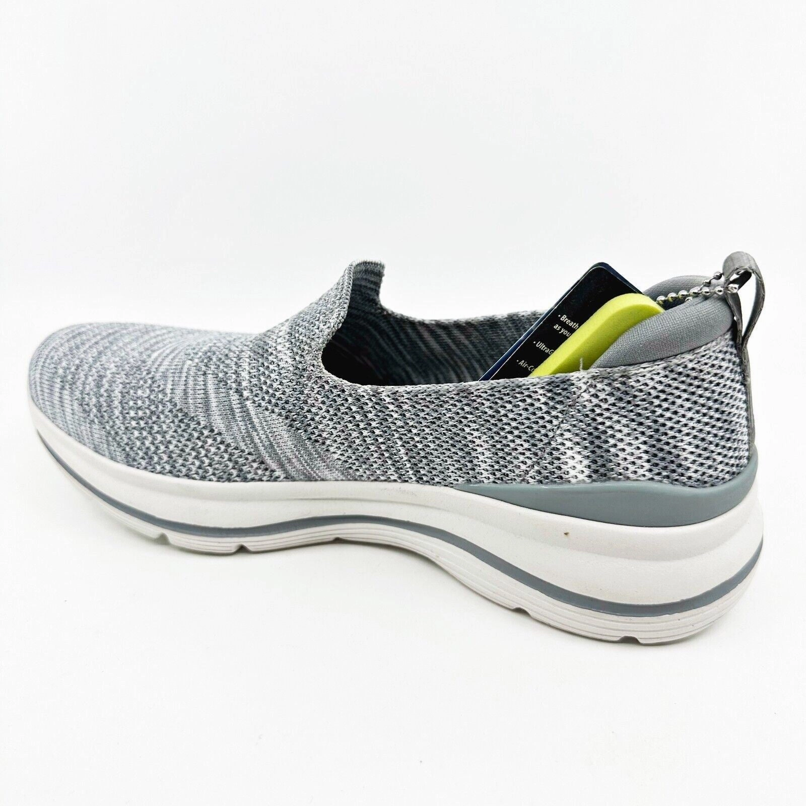 Skechers Go Walk Stretch Fit Gray Womens Casual Comfort Shoes Shoes Casual Slip On