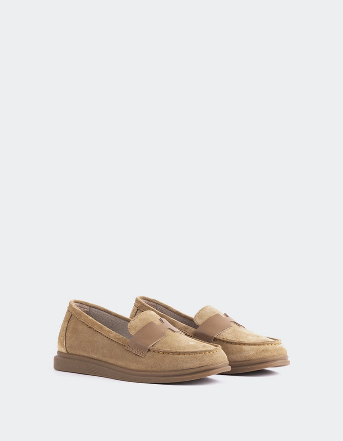 Gator Loafers Yasmin Tan Suede