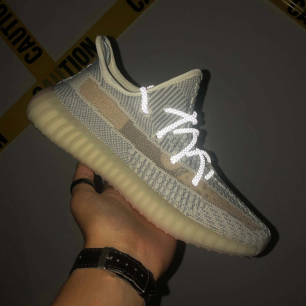 Adidas Shoes Flower Yeezy Boost 350 V2 Lundmark Non-Reflective Shoes