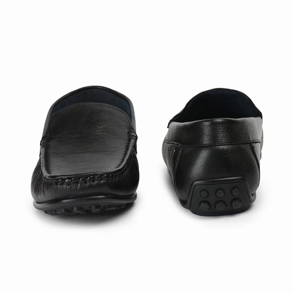 Old Money Loafers Healers By Liberty Men JPL-275 Black Casual Non lacing Loafers Shoes